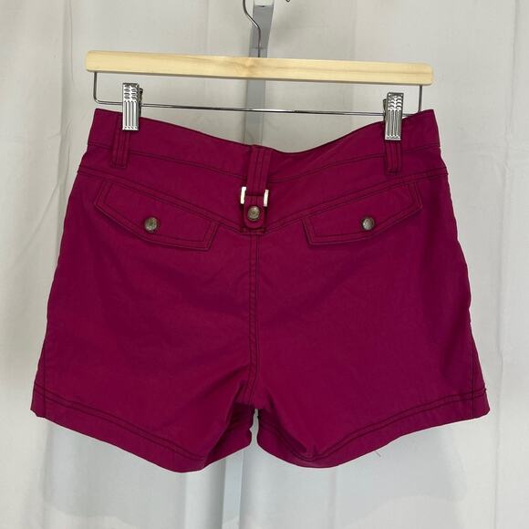 ATHLETA Size 4 5" Dipper Shorts 739408 Zip Fly Magenta Purple Pink - Picture 2 of 8